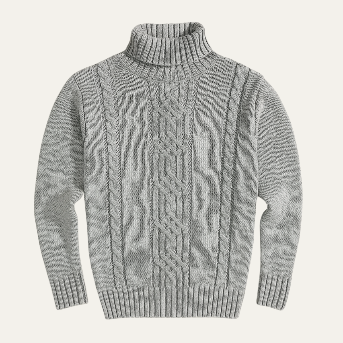 Warm Wool Crew Neck Men's Sweater