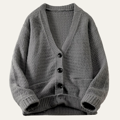 Cozy Men's Crew Neck Knitted Pullover Sweater - Nocini