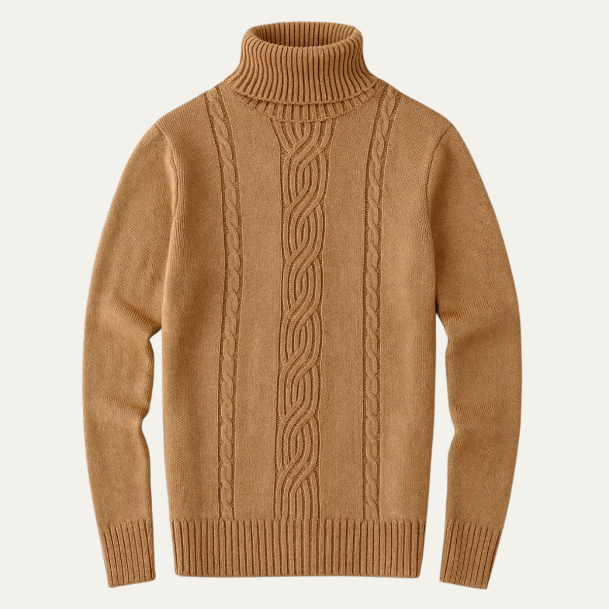 Warm Wool Crew Neck Men's Sweater