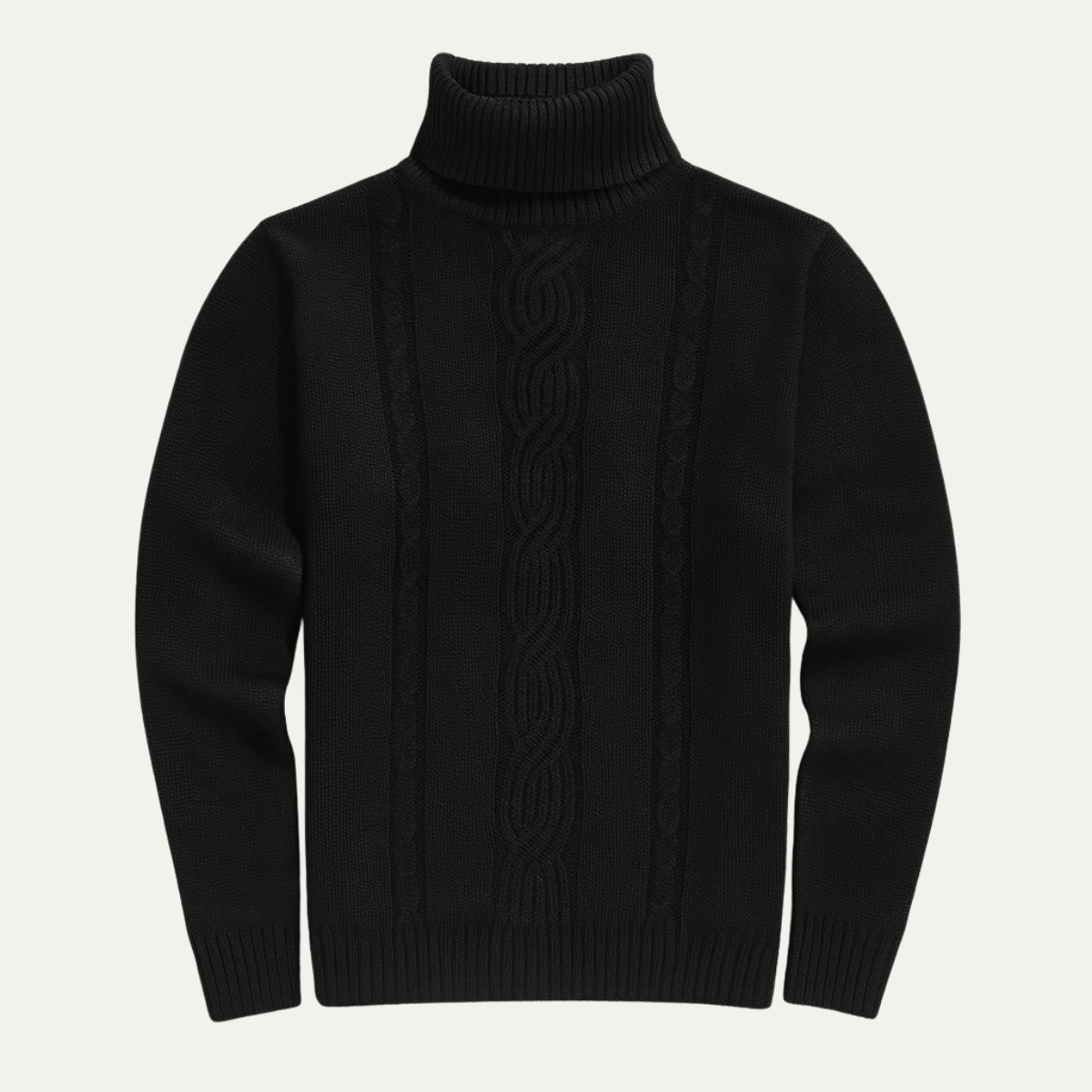 Warm Merino Wool Crew Neck Sweater for Men