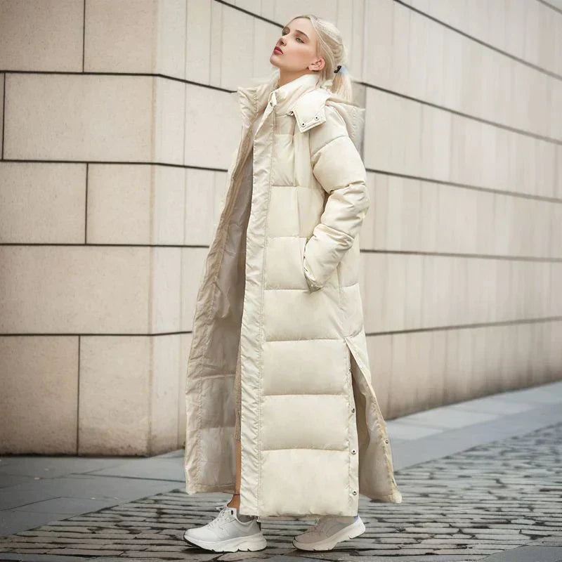 Ladies Insulated Parka Coat Waterproof Quilted Jacket