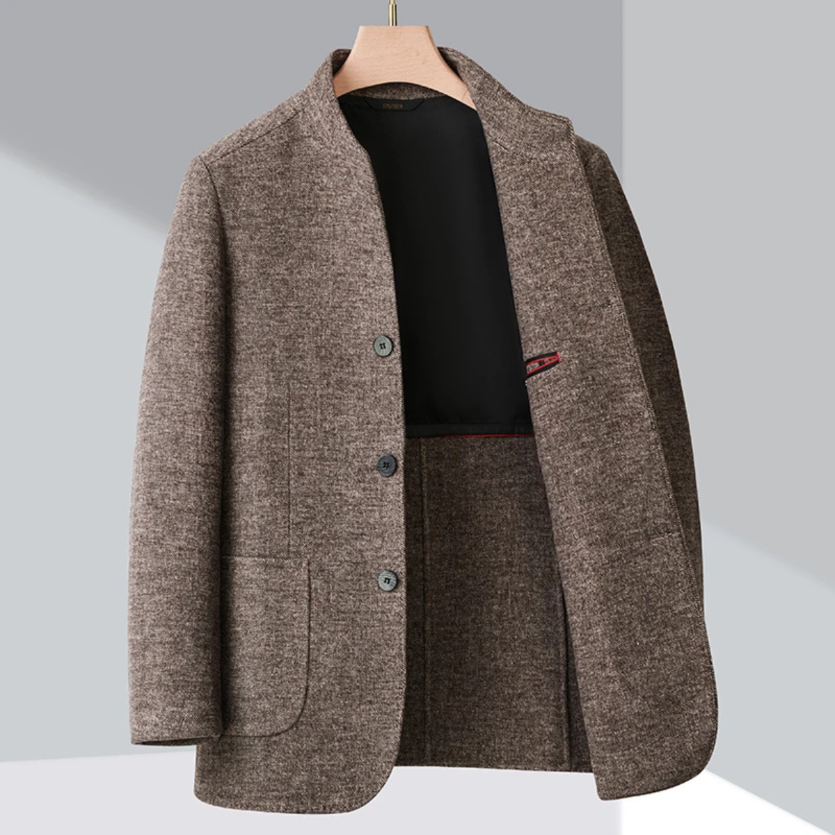 Men's Thermal Fleece Lined Smart Blazer Jacket