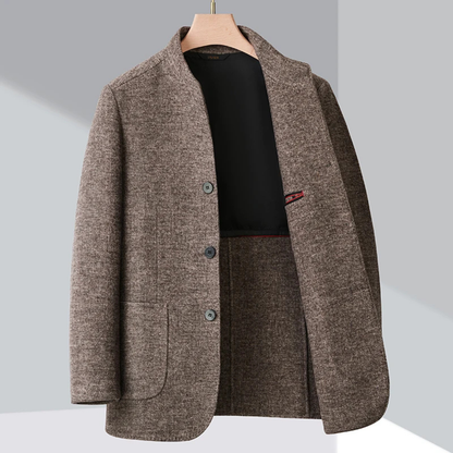 Men's Thermal Fleece Lined Smart Blazer Jacket