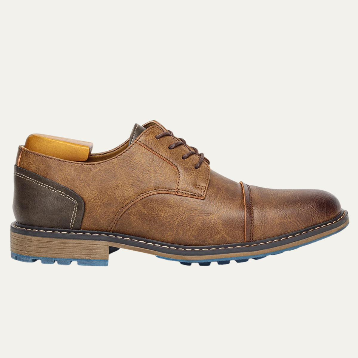 Classic Vintage Leather Lace Up Oxford Shoes