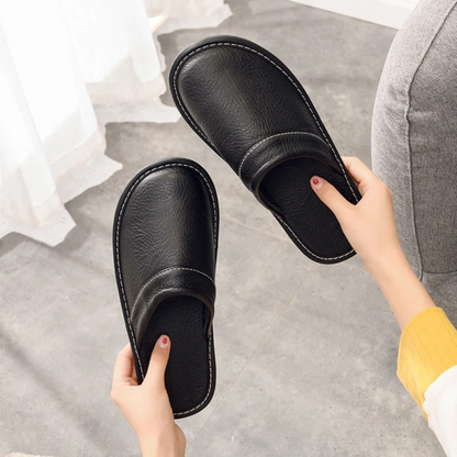 Comfortable Men's Leather Slippers