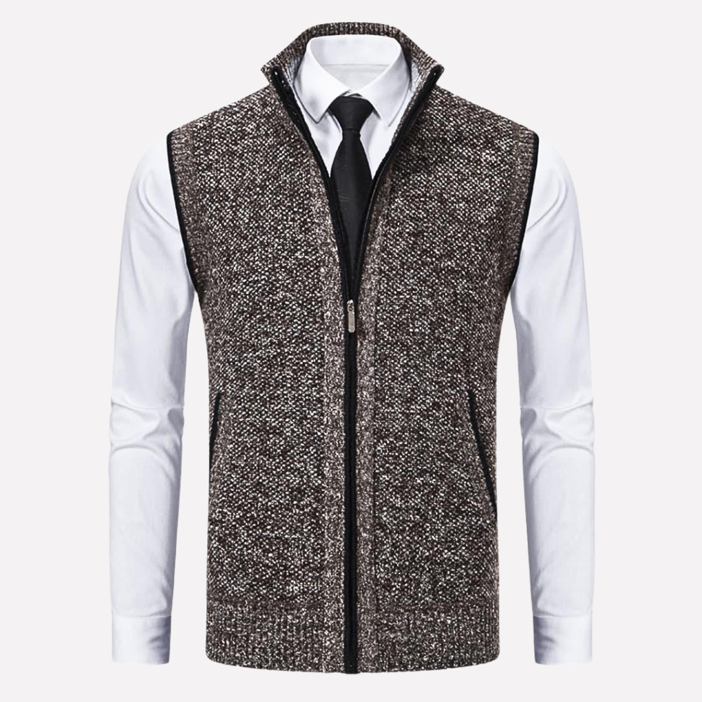 Men's Zipper Front Vest