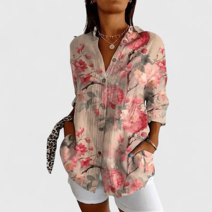 Elegant Flower Women's Casual Top