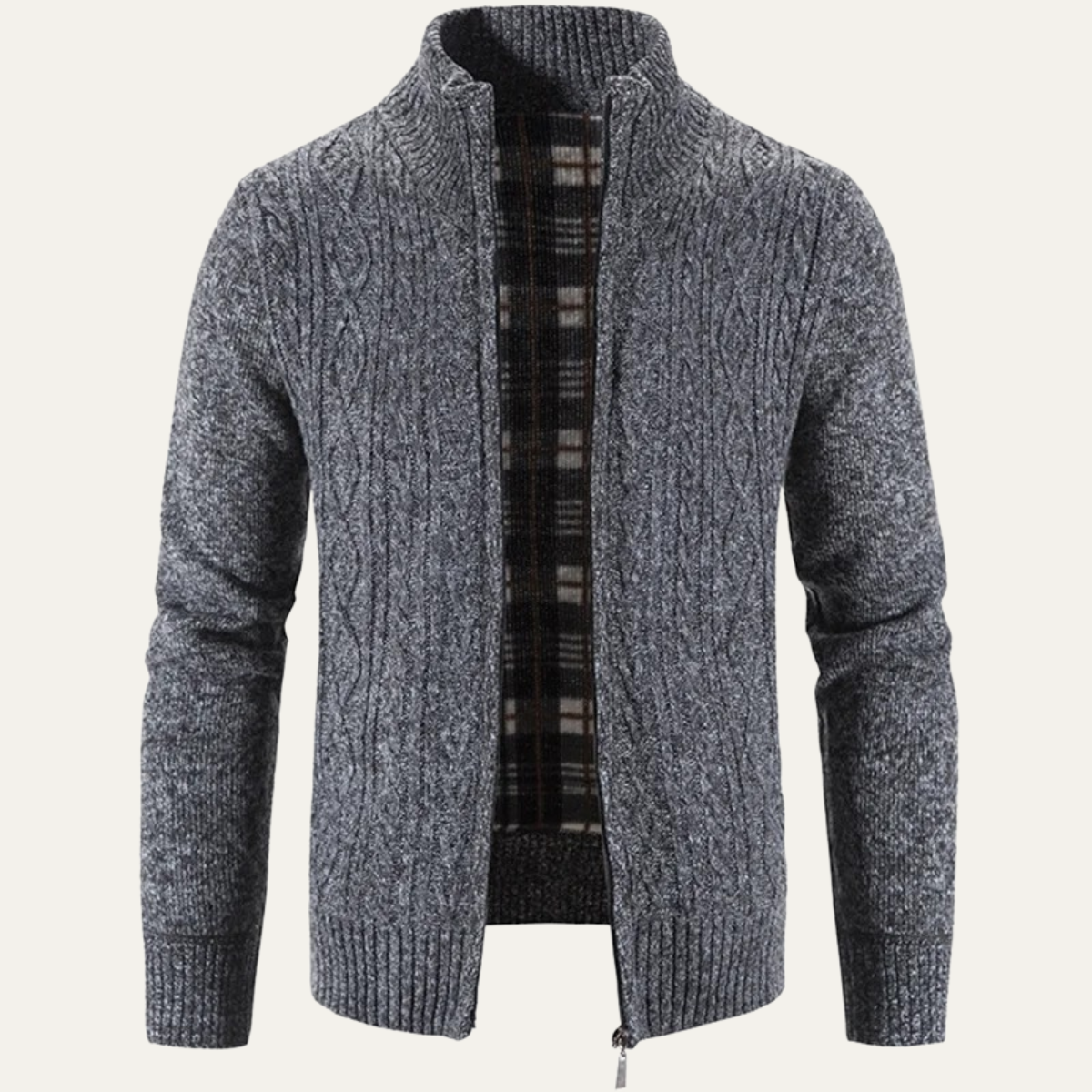 Cozy Men's Fleece Zipper Jacket
