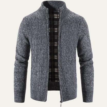 Cozy Men's Fleece Zipper Jacket
