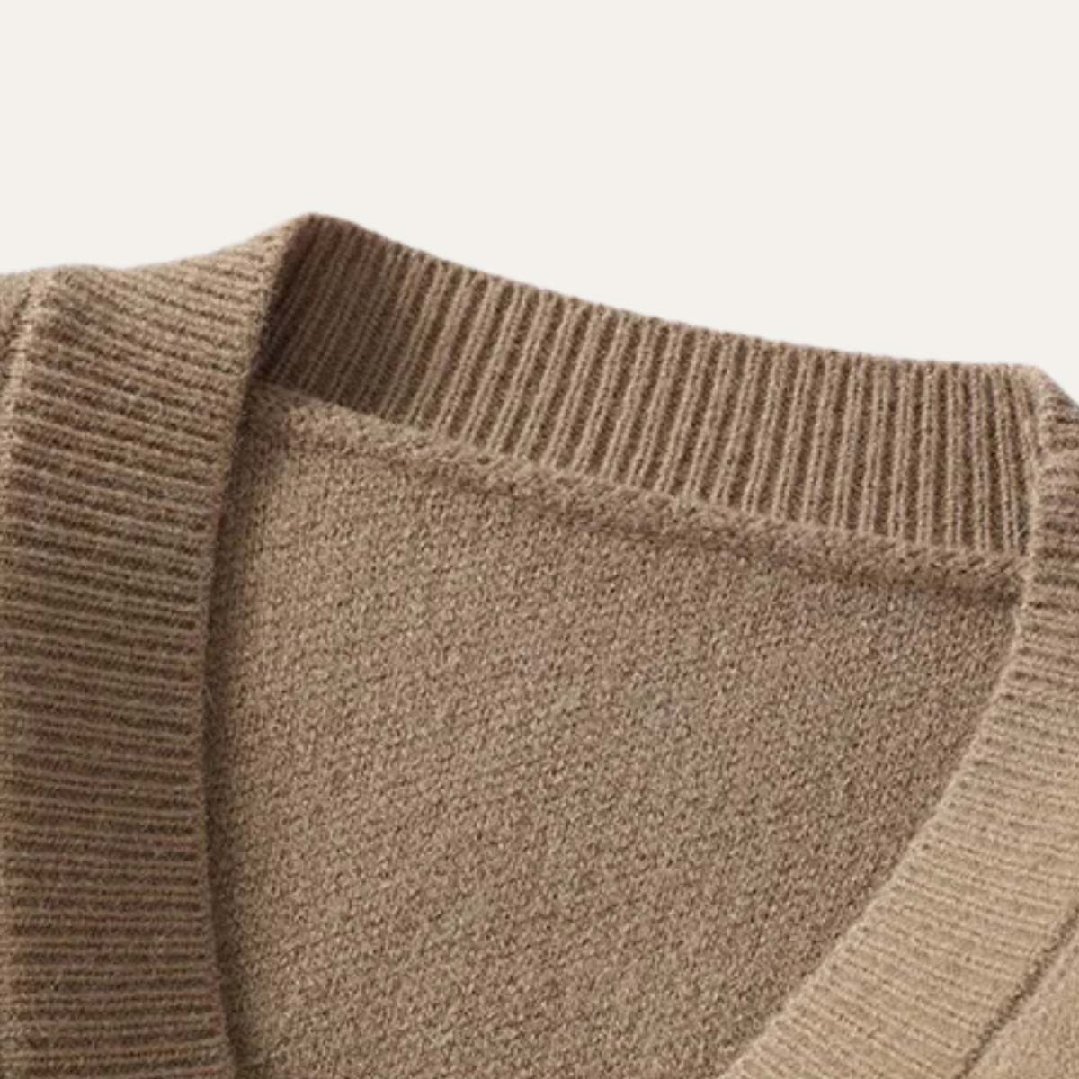 Cozy Mens Button Front V Neck Cardigan Sweater