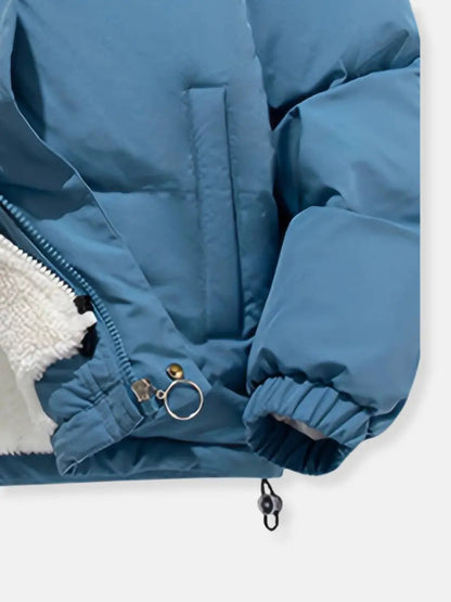 Warm Hooded Streetwear Parka Jacket