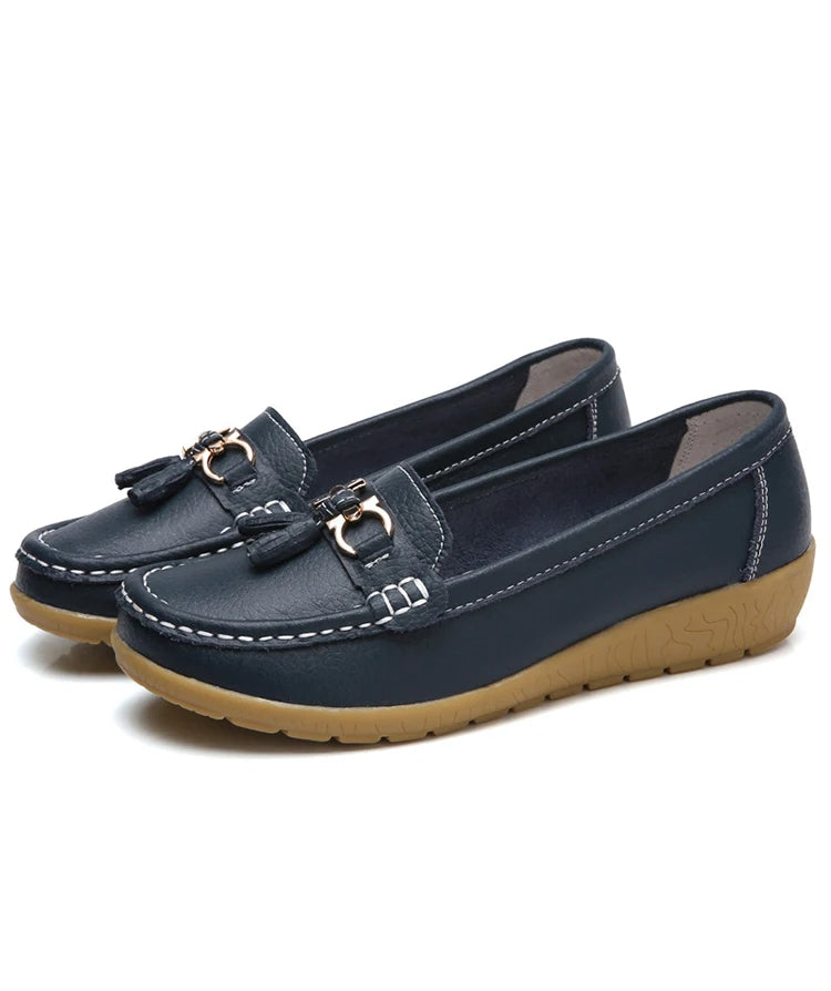 Comfortable Perforated Ballet Shoes for Ladies
