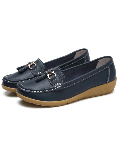 Comfortable Perforated Ballet Shoes for Ladies