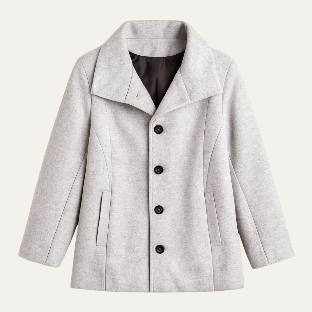 Warm Men's Wool Blend Winter Long Coat - Nocini