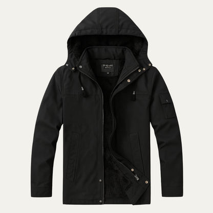 Waterproof Mens Parka Coat with Hood - Nocini