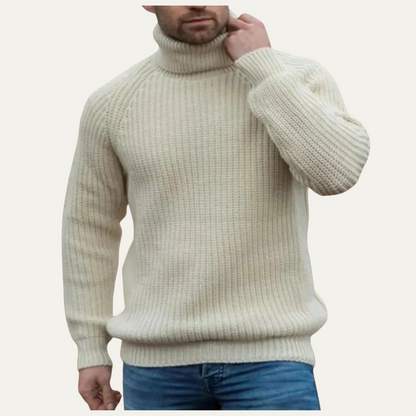 Thick Mens Wool Crew Neck Winter Sweater