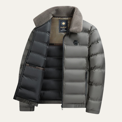 Insulated Mens Thermal Quilted Winter Parka Jacket
