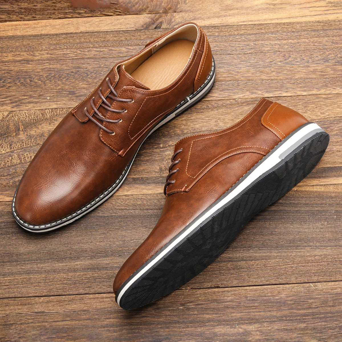 Classic Men's Leather Smart Dress Shoes