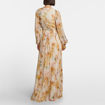 Luxury Chiffon Formal Mid Length Party Dress Women