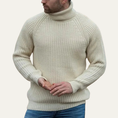 Thick Mens Wool Crew Neck Winter Sweater