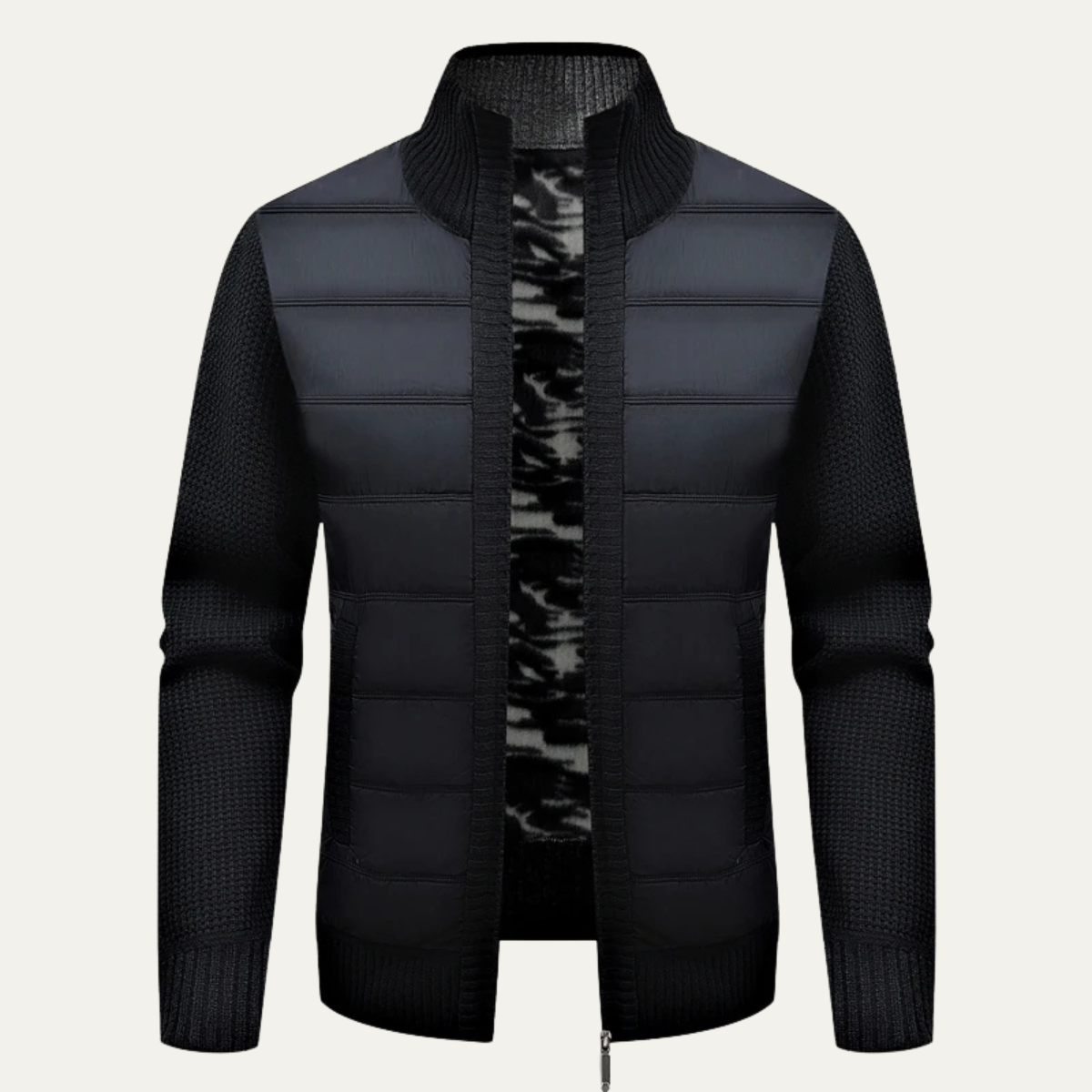 Thermal Men's Padded Quilted Winter Puffer Jacket - Nocini