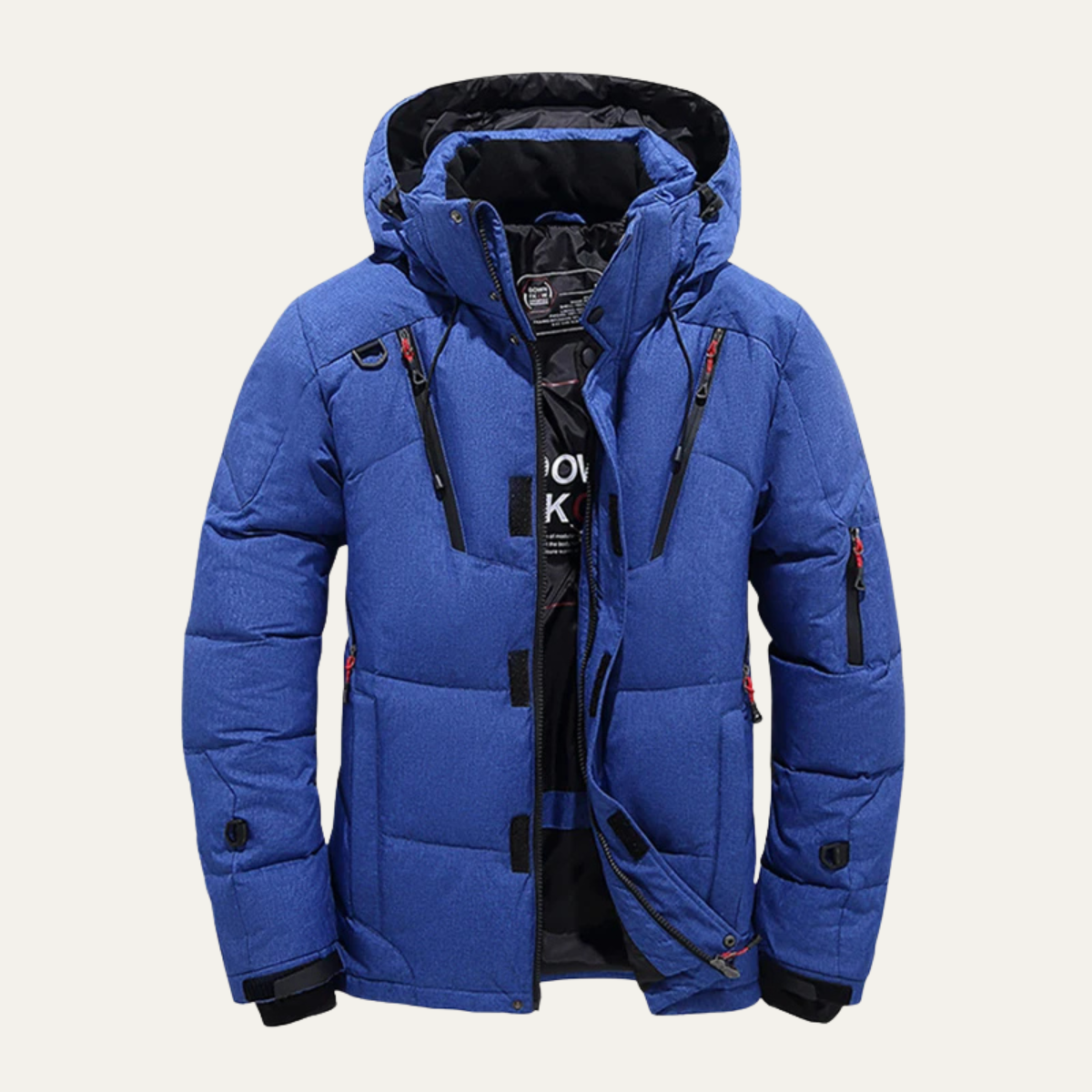 Warm Waterproof Men's Winter Parka Jacket with Hood