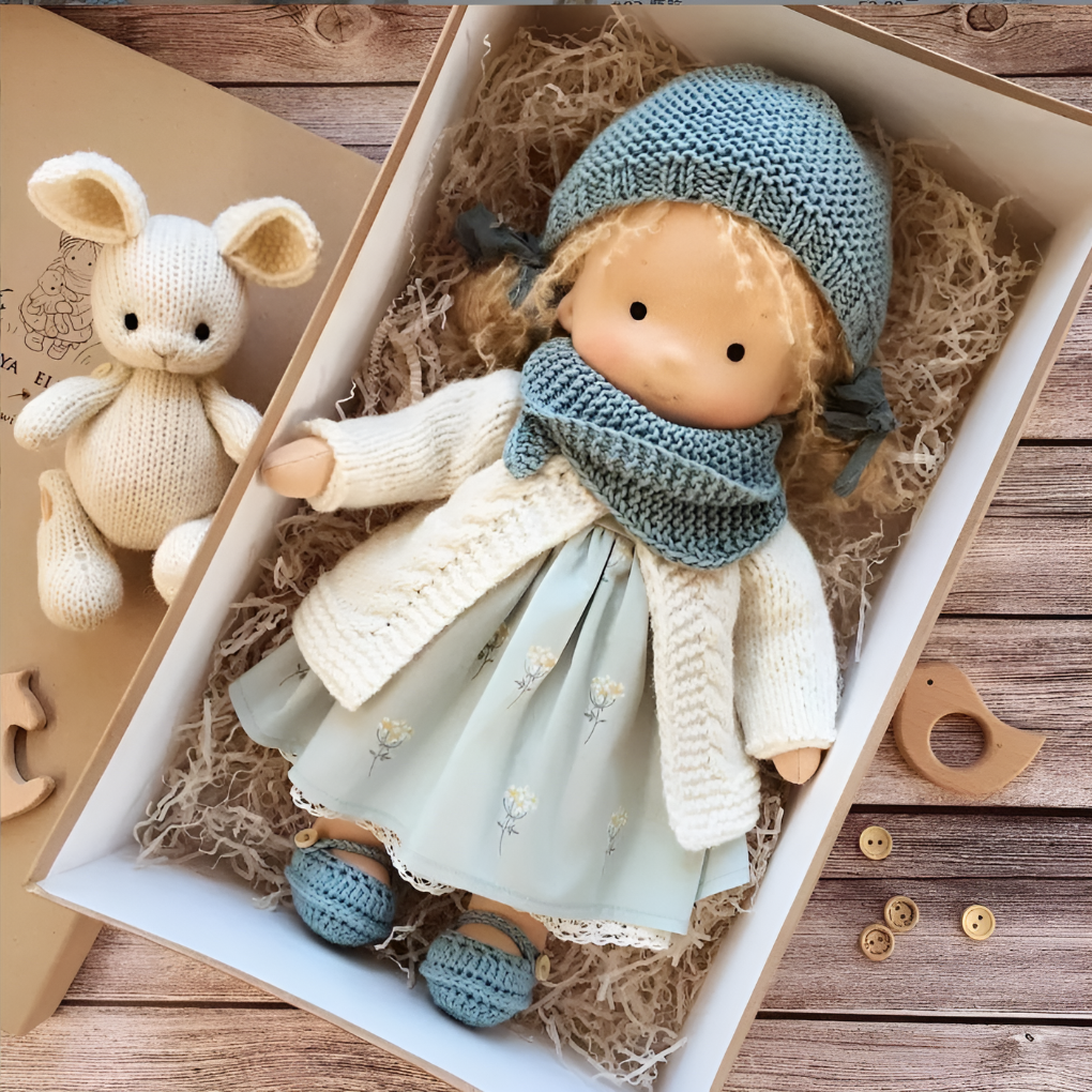 Soft Plush Artisan Teddy Doll