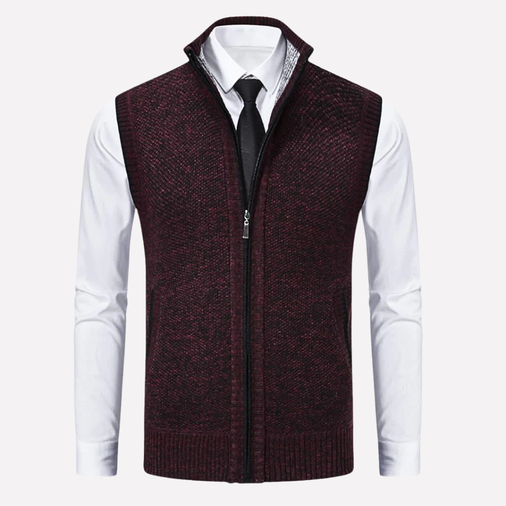 Men's Zipper Front Vest