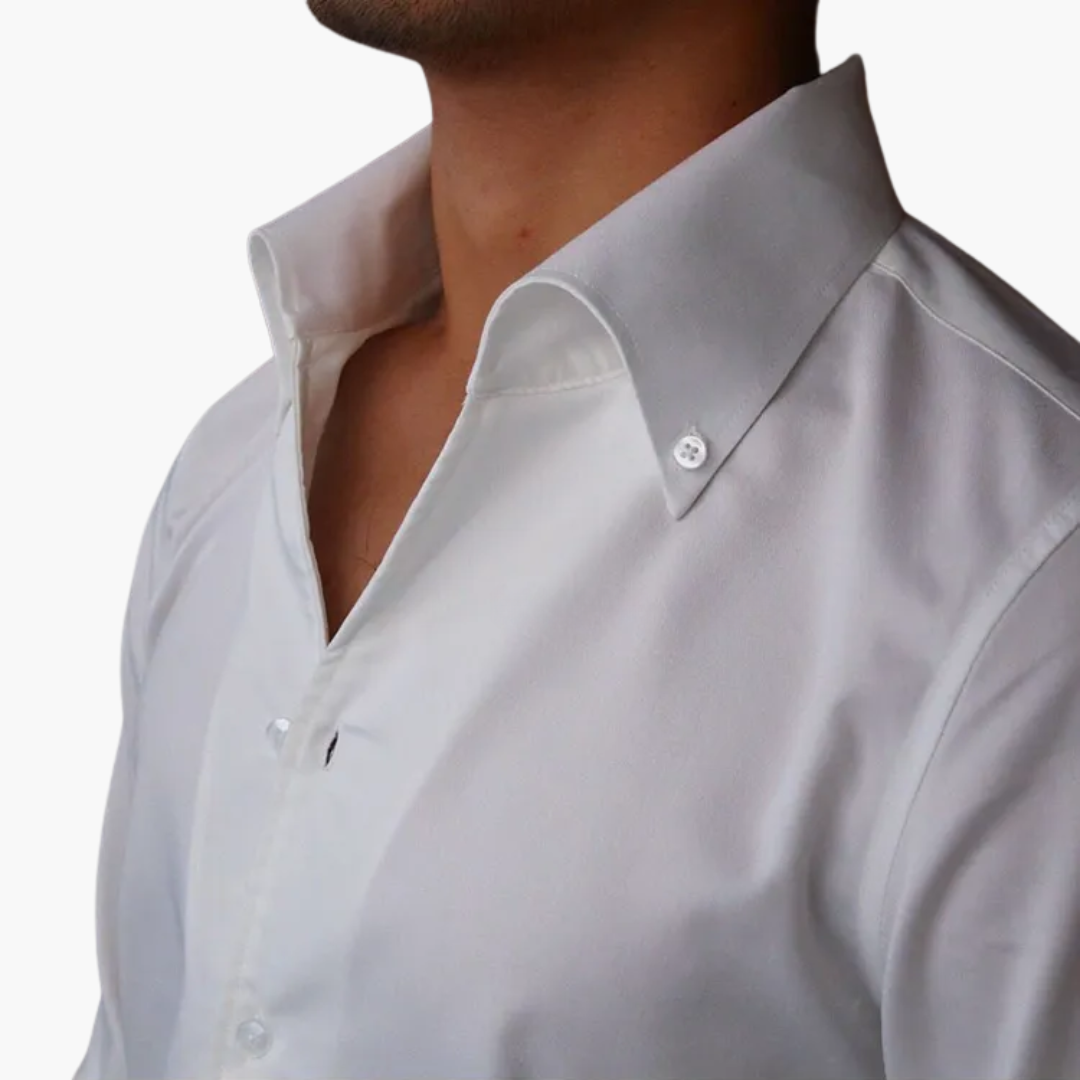 Classic Casual Shirt with Contrasting Trim