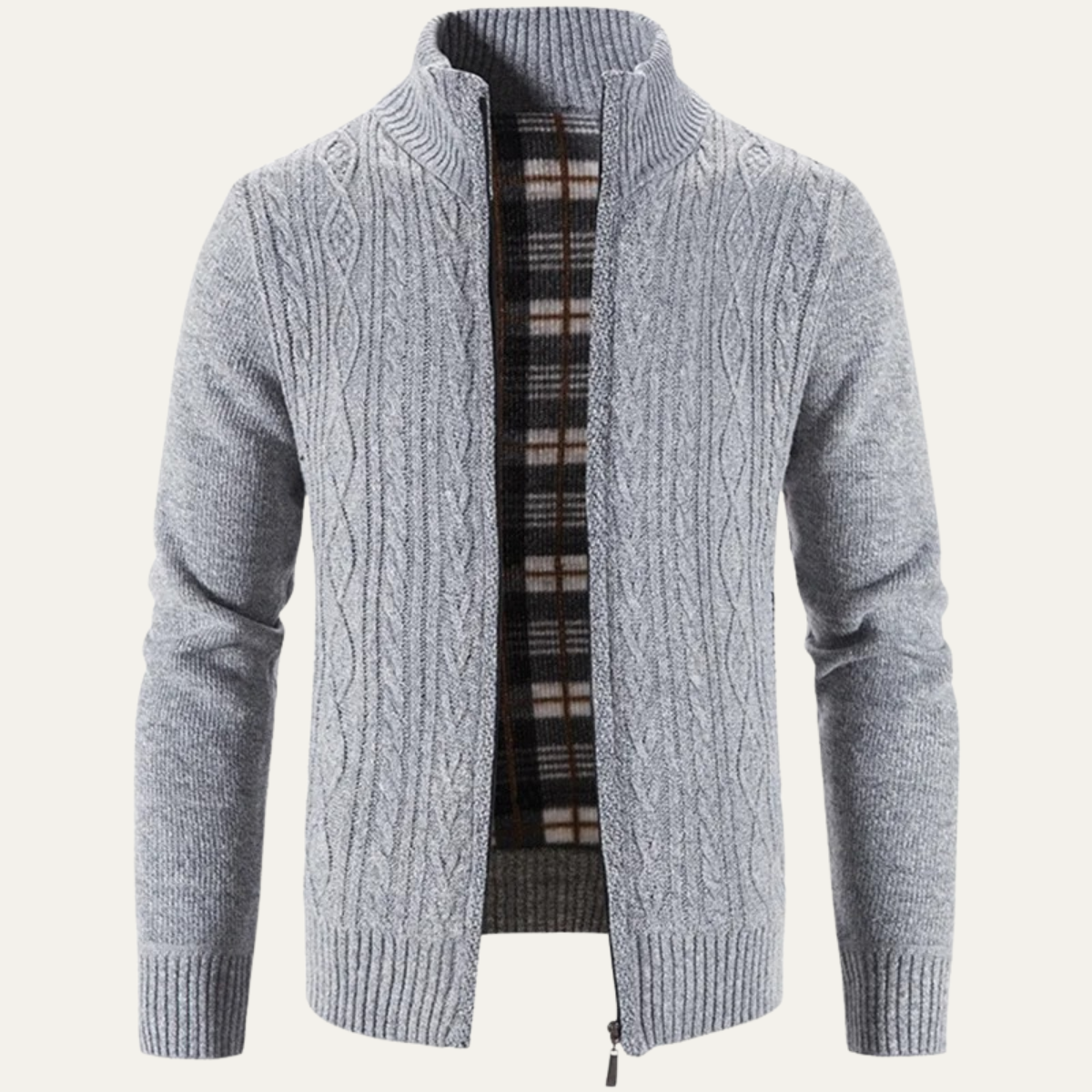 Cozy Men's Fleece Zipper Jacket