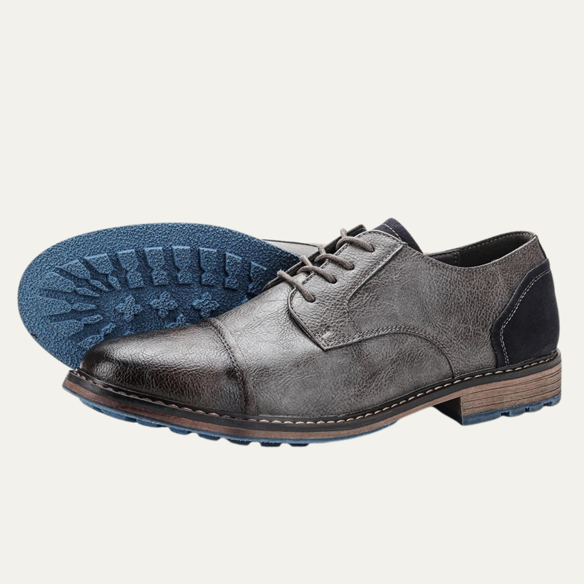 Classic Vintage Leather Lace Up Oxford Shoes