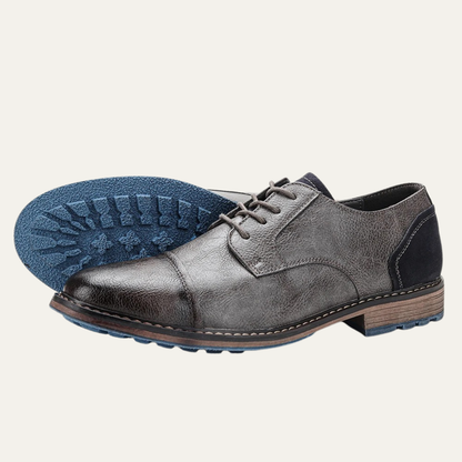 Classic Vintage Leather Lace Up Oxford Shoes