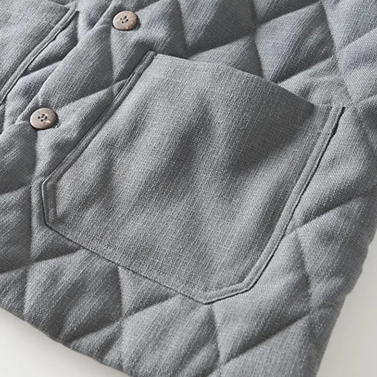 Classic Mens Quilted Padded Coat Jacket