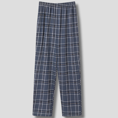 Soft Plaid Mens Sleep Pants 3-Pack