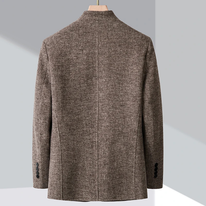 Men's Thermal Fleece Lined Smart Blazer Jacket