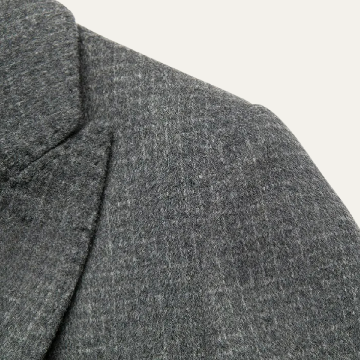 Timeless Double Breasted Wool Pea Coat for Men