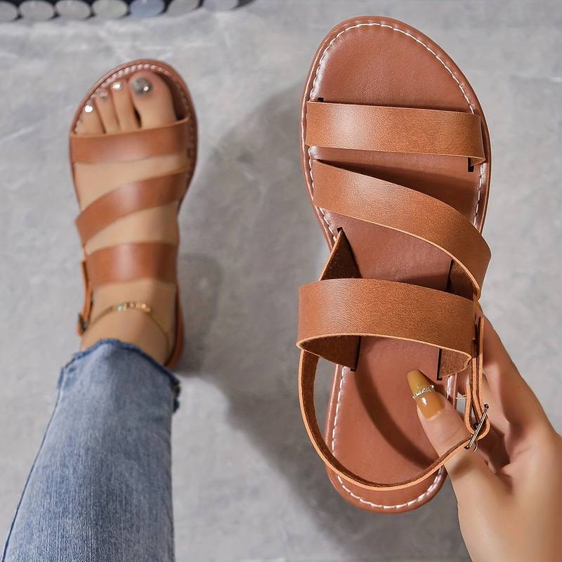 Ladies Comfortable Three Strap Sandals