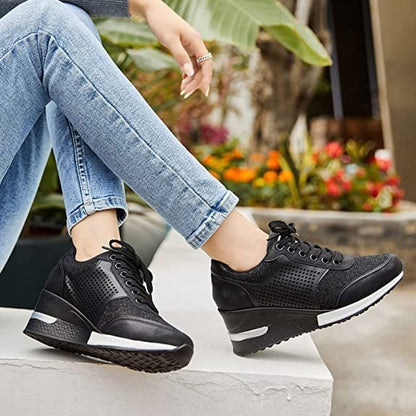 Lifted Platform Women's Sneakers - Olytrend