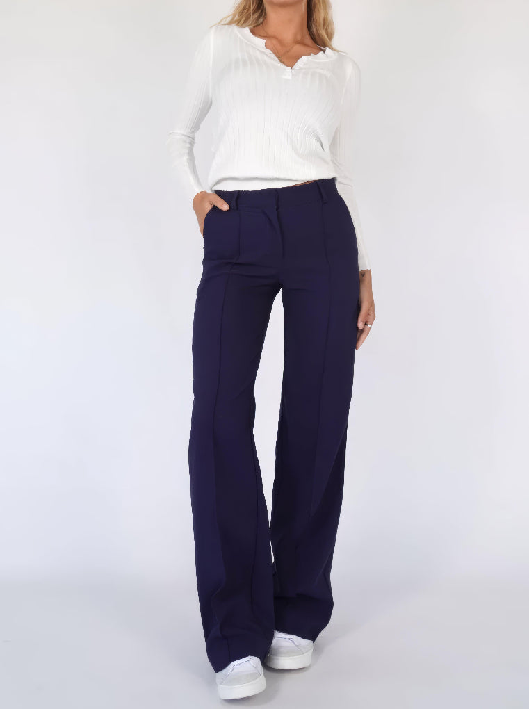 Ladies Comfortable Flared Leg Pants