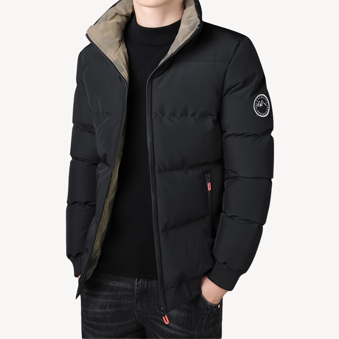 Waterproof Mens Down Filled Winter Jacket