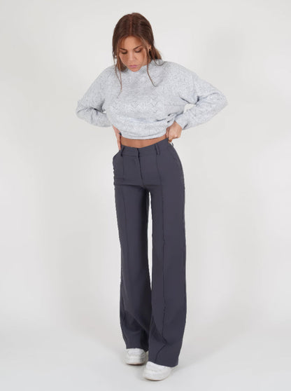 Ladies Comfort Fit Straight Leg Pants