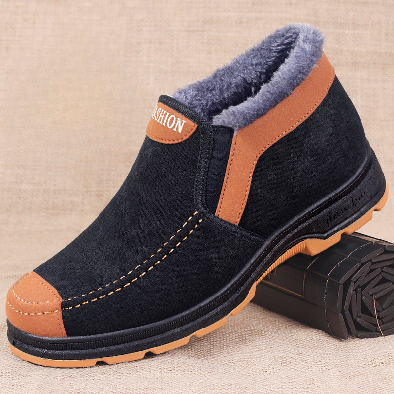 Soft Suede Mens Slip On Boots - Nocini