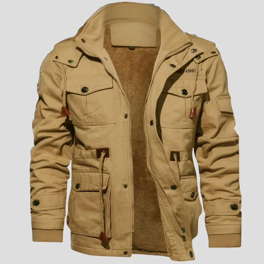 Durable Men's Coat Waterproof and Insulated