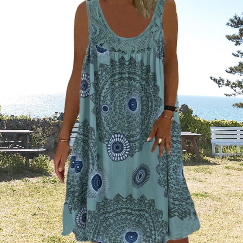 Sleeveless Floral Sundress