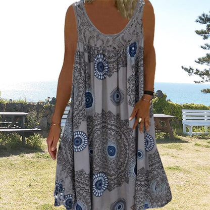 Sleeveless Floral Sundress