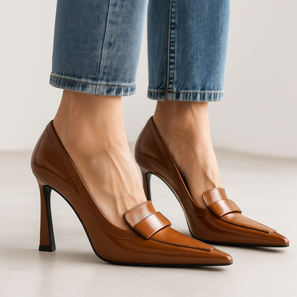 Ladies High Heels with Ankle Straps