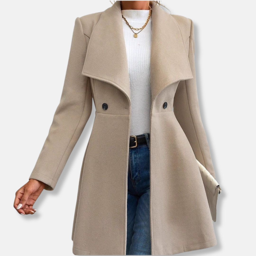 Classic Women's Wool Trench Coat - Nocini