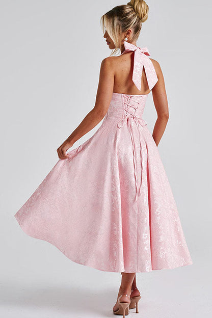 Elegant V-Neck Sleeveless Maxi Evening Dress