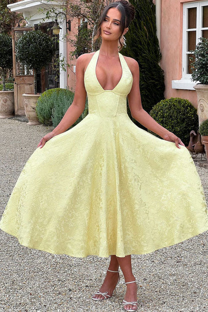 Elegant V-Neck Sleeveless Maxi Evening Dress