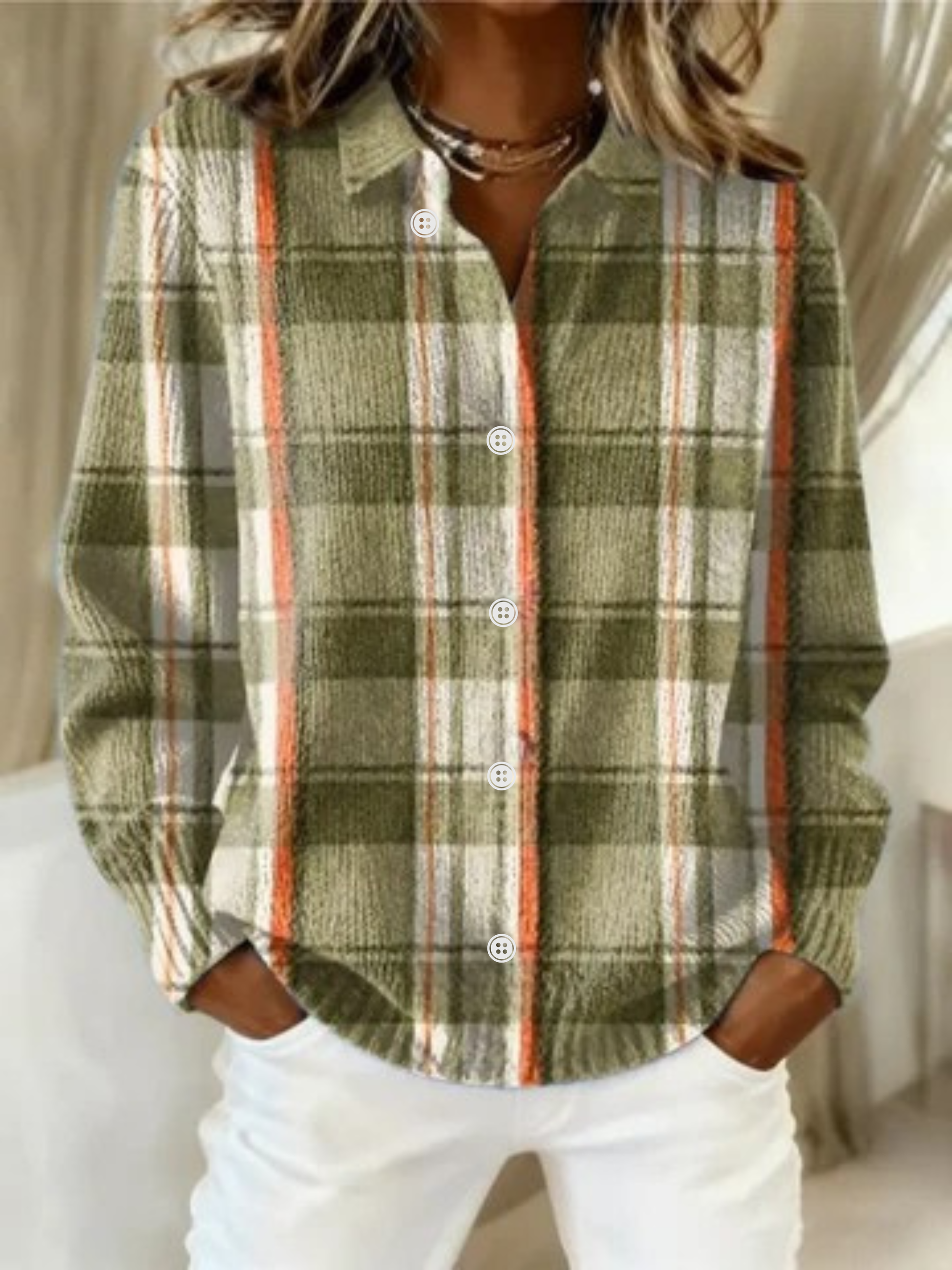 Classic Plaid Women's Shirt - Olytrend